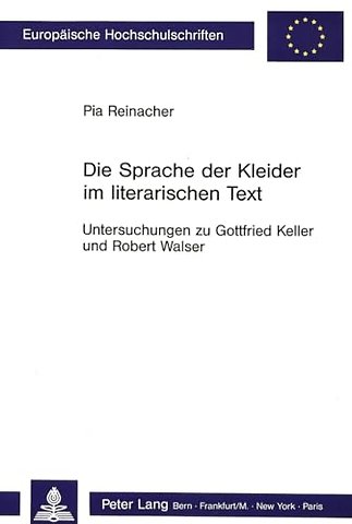Die Sprache der Kleider im literarischen Text