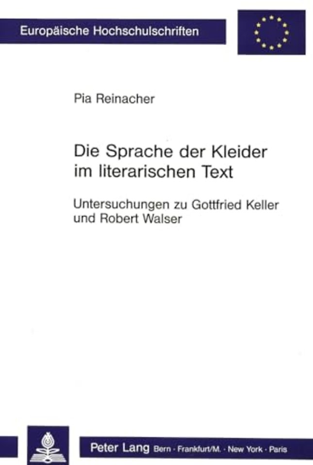 Die Sprache der Kleider im literarischen Text