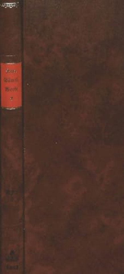 Saemtliche Werke - Band 2
