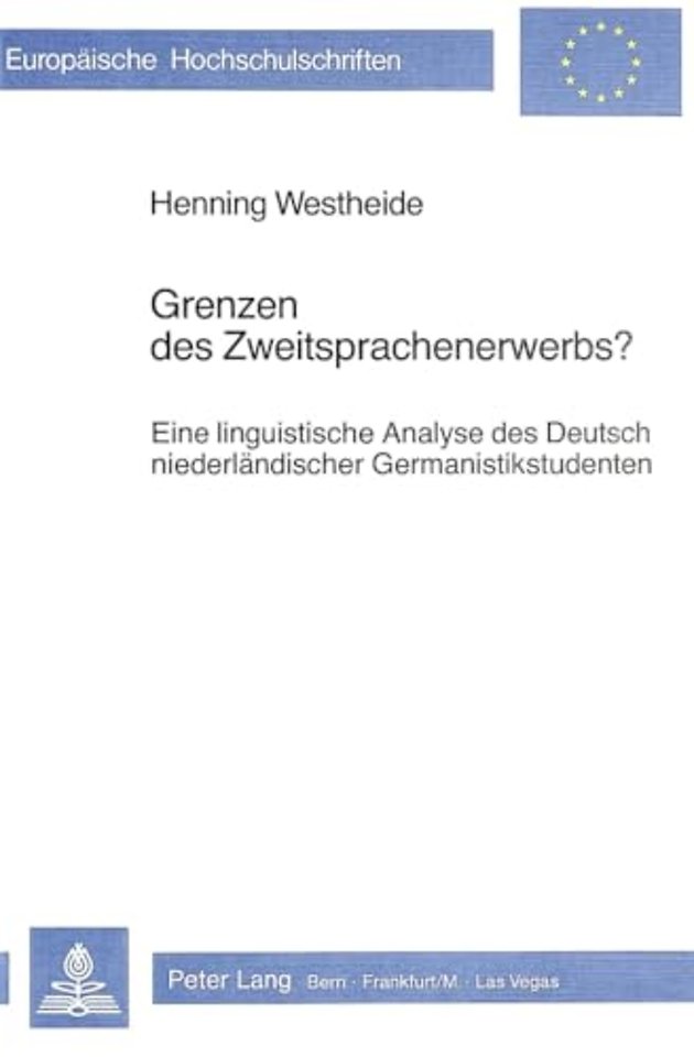 Grenzen des Zweitsprachenerwerbs?