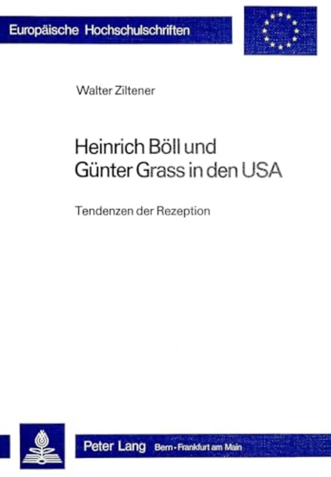 Heinrich Boell und Guenter Grass in den USA