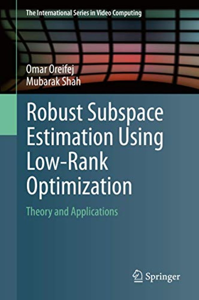 Robust Subspace Estimation Using Low-Rank Optimization