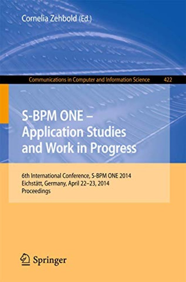 S-BPM ONE - Application Studies and Work in Progress