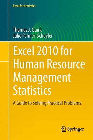 Excel 2010 for Human Resource Management Statistics