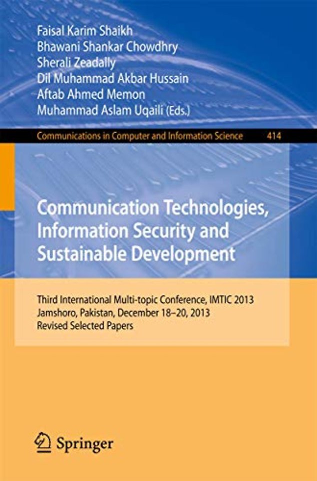Communication Technologies, Information Security and Sustainable Development