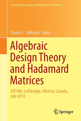 Algebraic Design Theory and Hadamard Matrices