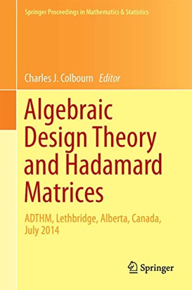 Algebraic Design Theory and Hadamard Matrices