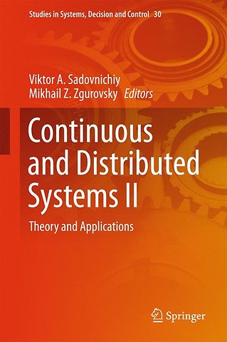 Continuous and Distributed Systems II