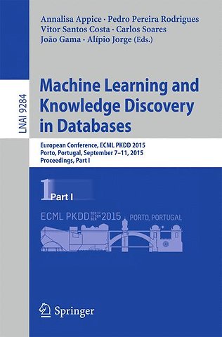 Machine Learning and Knowledge Discovery in Databases