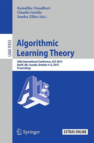 Algorithmic Learning Theory