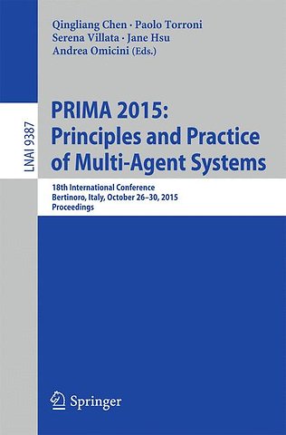PRIMA 2015: Principles and Practice of Multi-Agent Systems