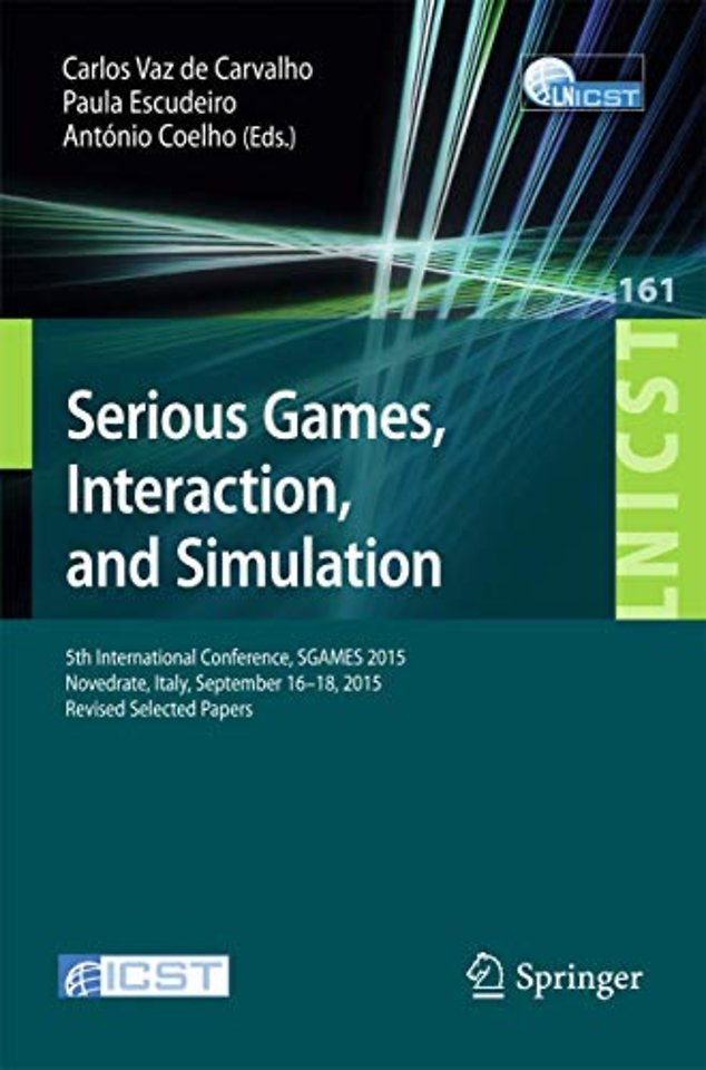 Serious Games, Interaction, and Simulation