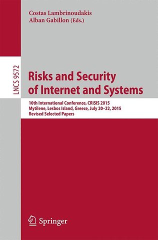 Risks and Security of Internet and Systems