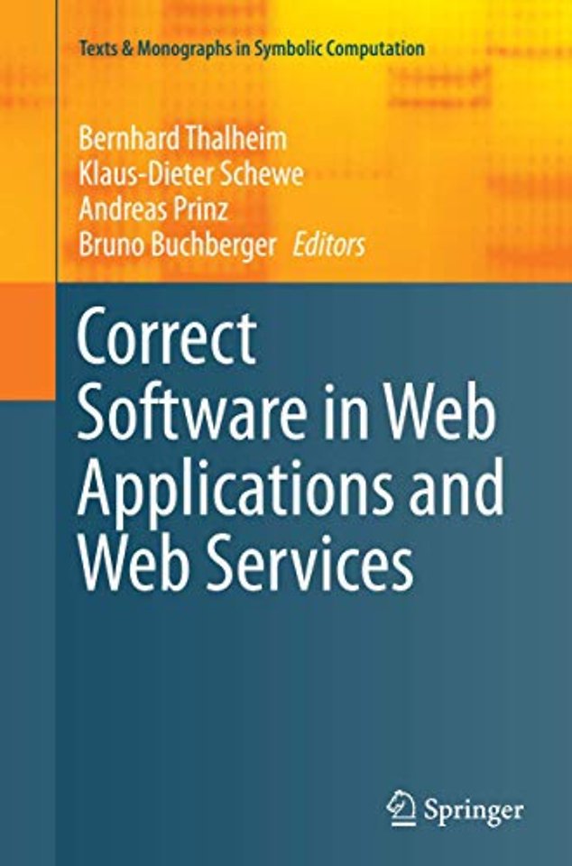 Correct Software in Web Applications and Web Services