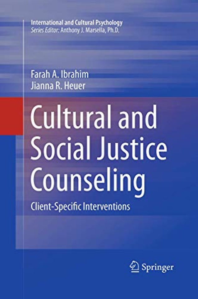 Cultural and Social Justice Counseling