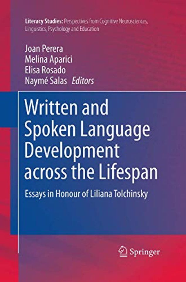 Written and Spoken Language Development across the Lifespan