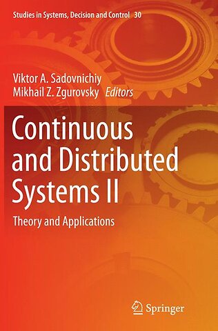 Continuous and Distributed Systems II