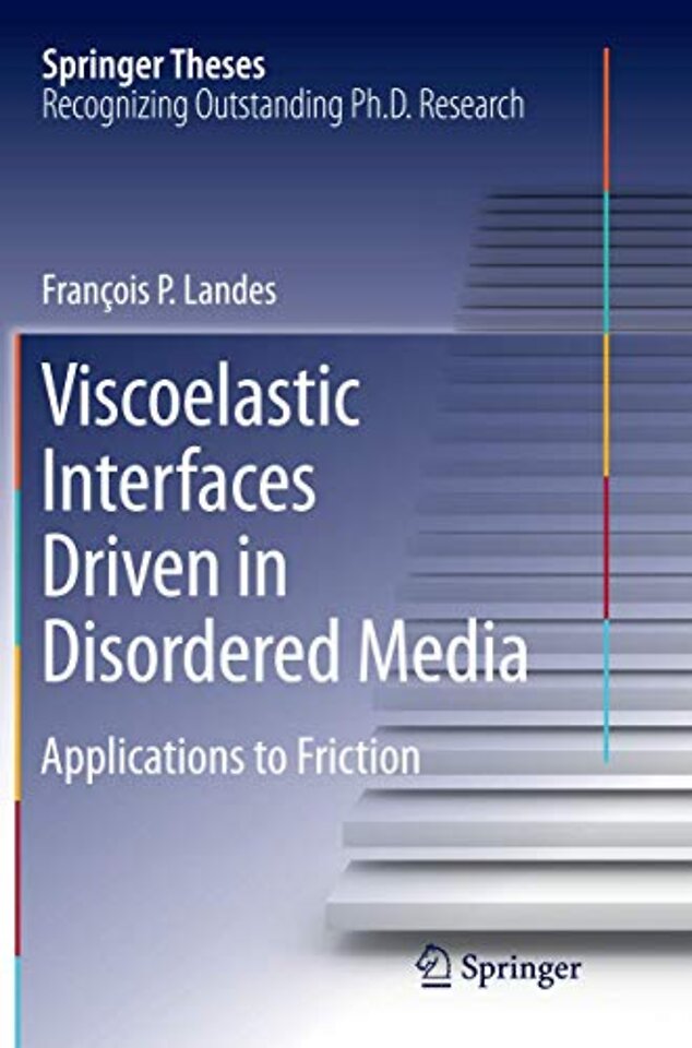 Viscoelastic Interfaces Driven in Disordered Media