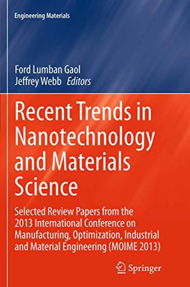 Recent Trends in Nanotechnology and Materials Science