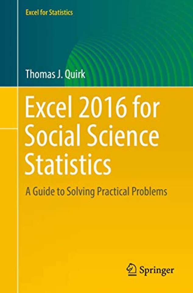 Excel 2016 for Social Science Statistics