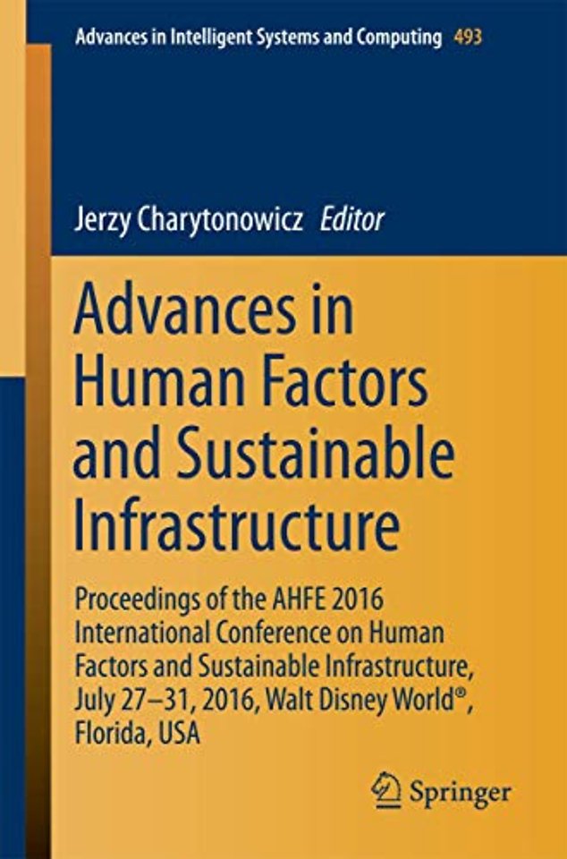 Advances in Human Factors and Sustainable Infrastructure