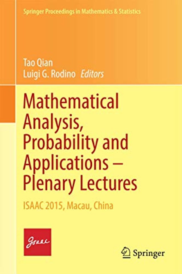 Mathematical Analysis, Probability and Applications – Plenary Lectures