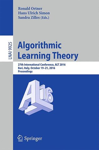 Algorithmic Learning Theory