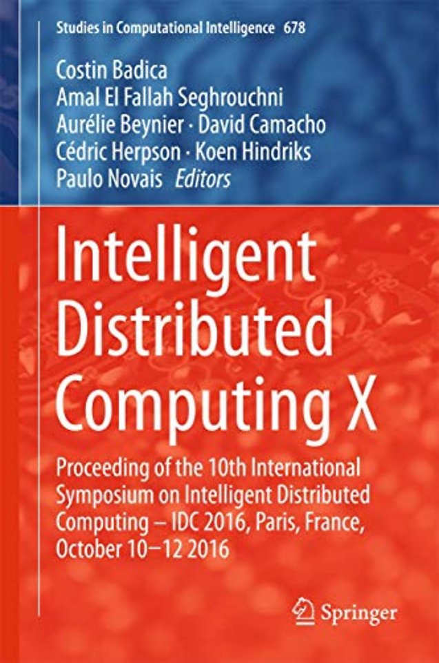Intelligent Distributed Computing X