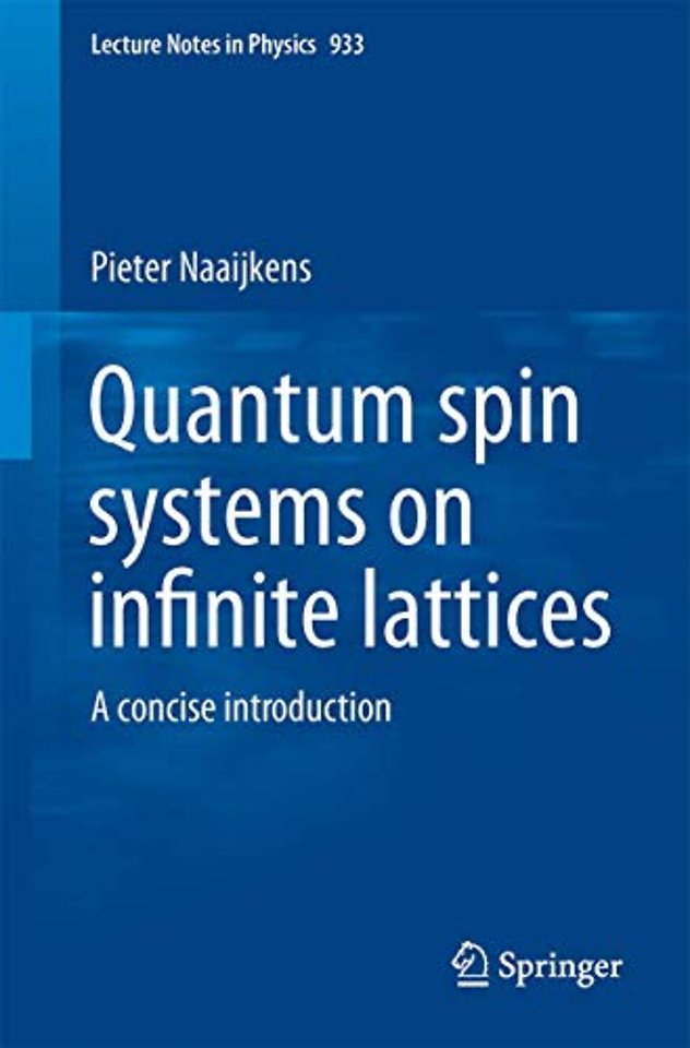 Quantum Spin Systems on Infinite Lattices