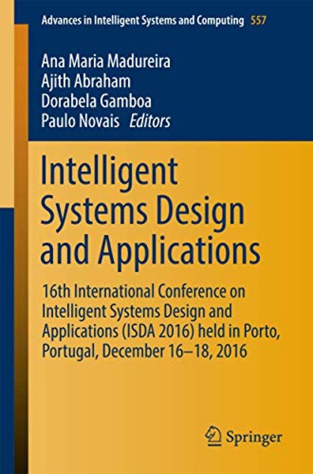 Intelligent Systems Design and Applications