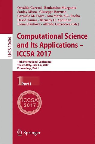 Computational Science and Its Applications – ICCSA 2017