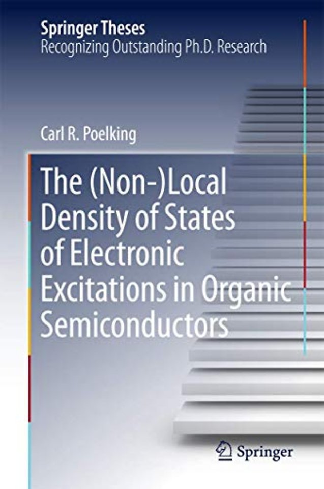 The (Non-)Local Density of States of Electronic Excitations in Organic Semiconductors