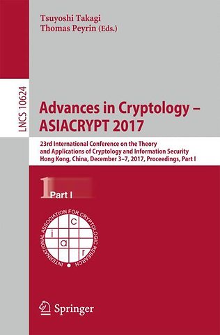 Advances in Cryptology – ASIACRYPT 2017