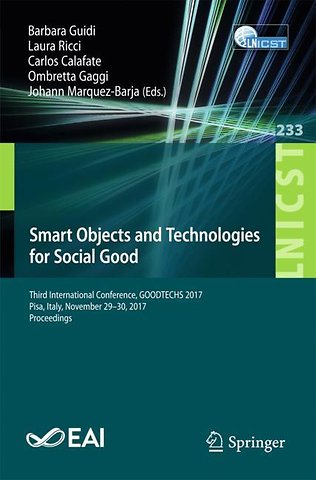Smart Objects and Technologies for Social Good