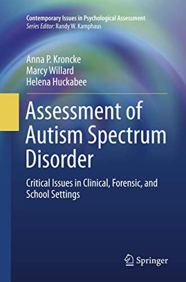 Assessment of Autism Spectrum Disorder