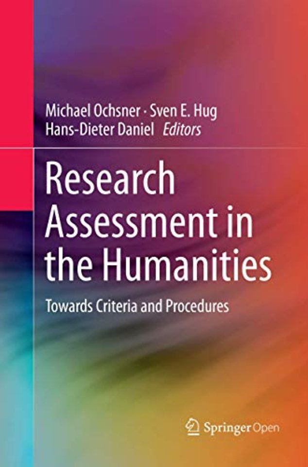 Research Assessment in the Humanities