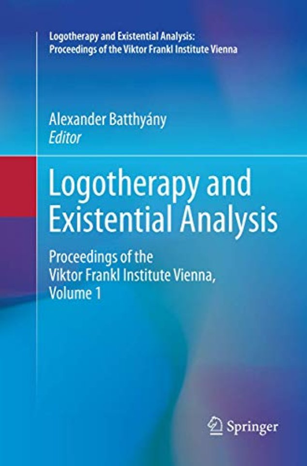 Logotherapy and Existential Analysis