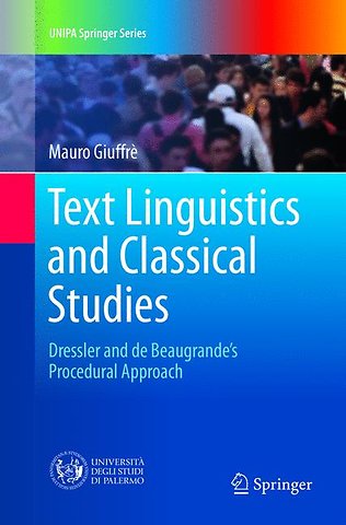 Text Linguistics and Classical Studies