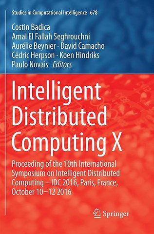 Intelligent Distributed Computing X