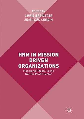 HRM in Mission Driven Organizations