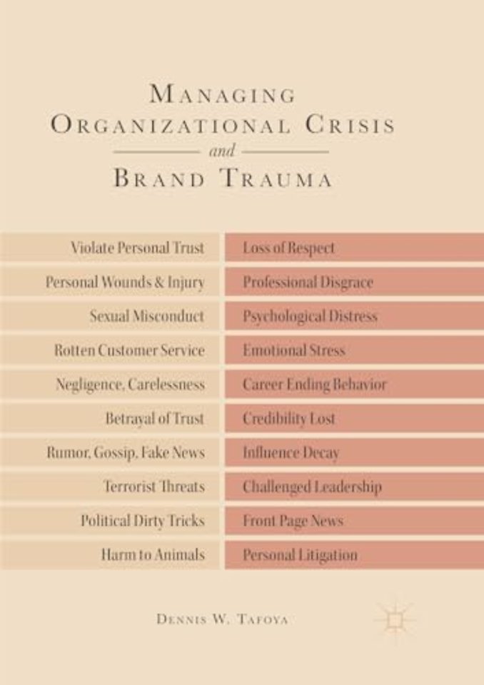 Managing Organizational Crisis and Brand Trauma