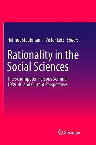 Rationality in the Social Sciences