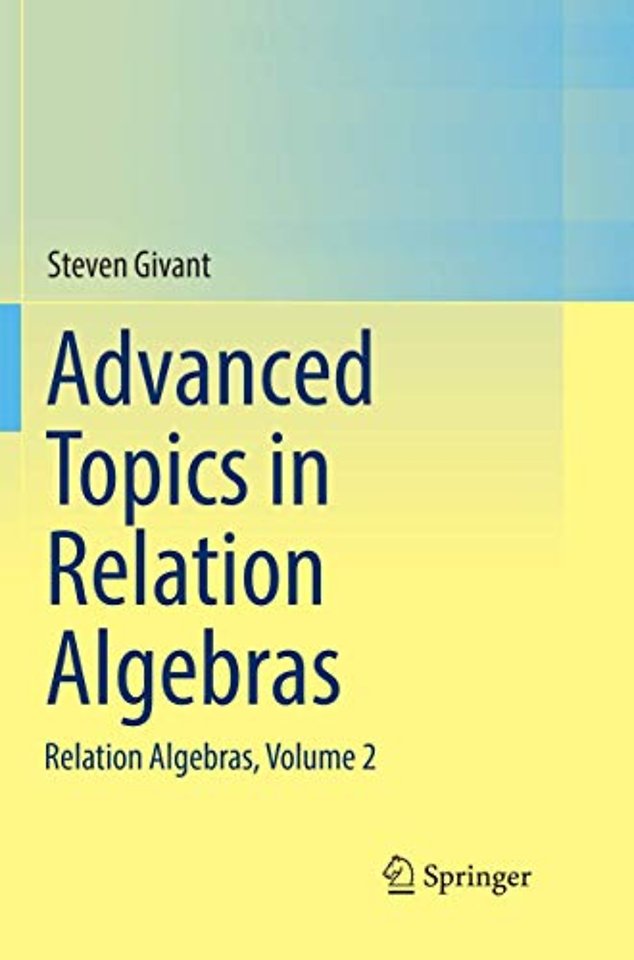Advanced Topics in Relation Algebras