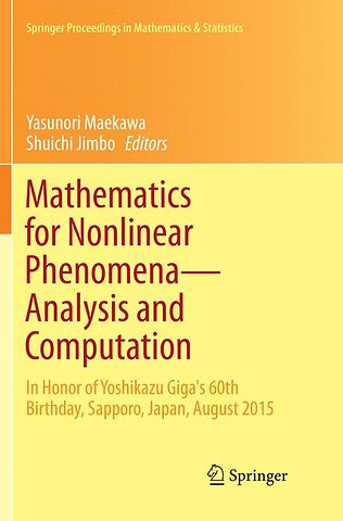 Mathematics for Nonlinear Phenomena — Analysis and Computation