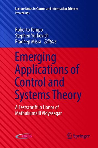 Emerging Applications of Control and Systems Theory