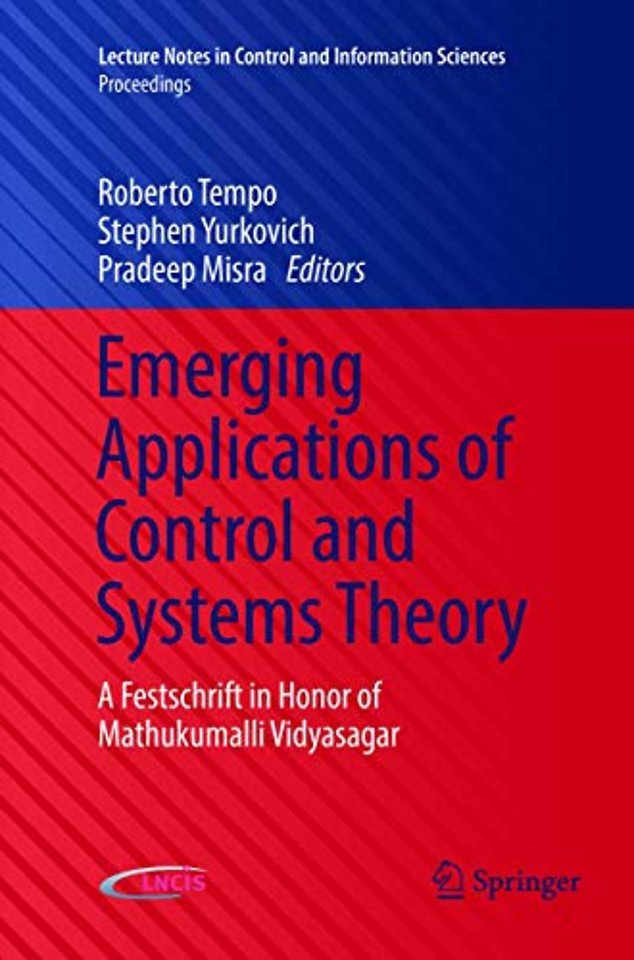 Emerging Applications of Control and Systems Theory
