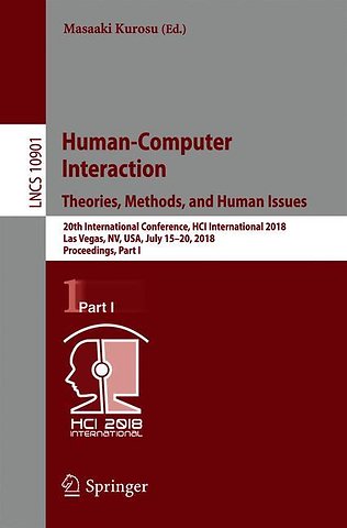 Human-Computer Interaction. Theories, Methods, and Human Issues