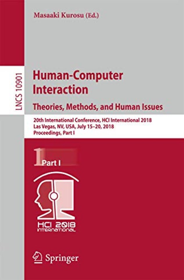 Human-Computer Interaction. Theories, Methods, and Human Issues