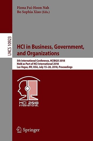 HCI in Business, Government, and Organizations