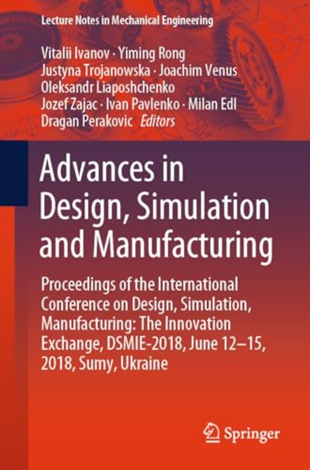 Advances in Design, Simulation and Manufacturing